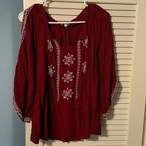 Maroon Shirt